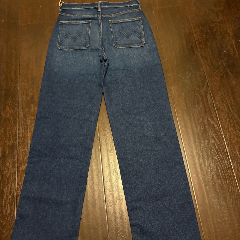 MOTHER Blue Boot Cut Jeans Classic Denim